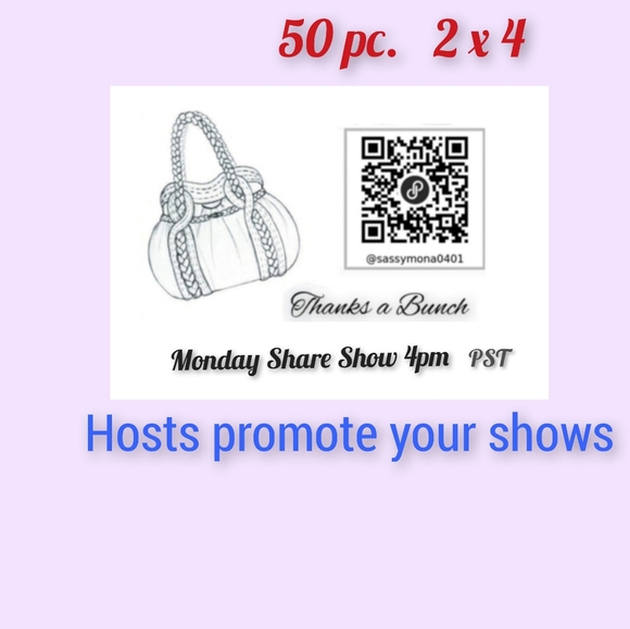 QR Thank You Closet Stickers 2x4 50 Custom Handcrafted Your Choice Design - Picture 2 of 15